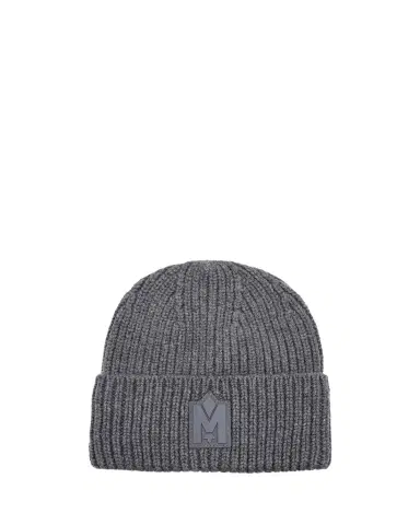 Mackage Men's M-Logo Patch Beanie Hat | Thumbnail 1 Mackage Men's M-Logo Patch Beanie Hat | Thumbnail 1