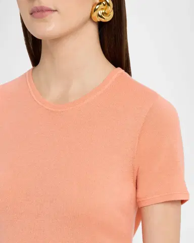 MAJESTIC FILATURES Machine Washable Cashmere Crewneck T-Shirt | Thumbnail 4 MAJESTIC FILATURES Machine Washable Cashmere Crewneck T-Shirt | Thumbnail 4