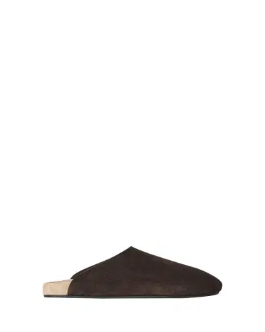 The Row Hudson Suede Slide Mules | Thumbnail 1 The Row Hudson Suede Slide Mules | Thumbnail 1