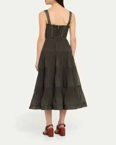 Zimmermann Alchemy Button Mini Dress | Thumbnail 3 Zimmermann Alchemy Button Mini Dress | Thumbnail 3
