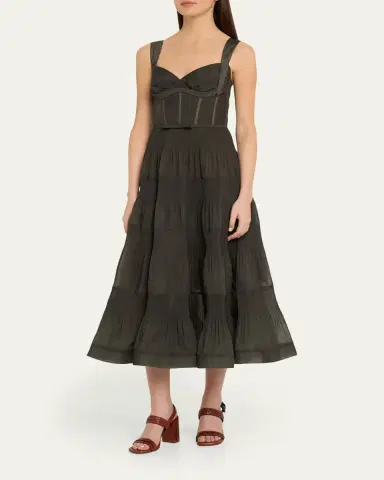 Zimmermann Alchemy Button Mini Dress | Thumbnail 4 Zimmermann Alchemy Button Mini Dress | Thumbnail 4