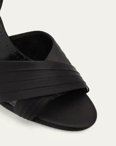 Manolo Blahnik 90mm Viera Satin Sandals | Thumbnail 3 Manolo Blahnik 90mm Viera Satin Sandals | Thumbnail 3