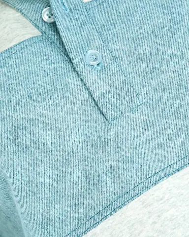 SEROYA Cher Striped Denim Top | Thumbnail 5 SEROYA Cher Striped Denim Top | Thumbnail 5