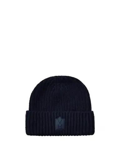 Mackage Men's M-Logo Patch Beanie Hat | Thumbnail 1 Mackage Men's M-Logo Patch Beanie Hat | Thumbnail 1