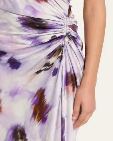 A.L.C. Poppy One-Shoulder Satin Midi Dress | Thumbnail 5 A.L.C. Poppy One-Shoulder Satin Midi Dress | Thumbnail 5