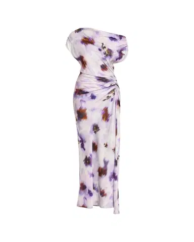 A.L.C. Poppy One-Shoulder Satin Midi Dress | Thumbnail 1 A.L.C. Poppy One-Shoulder Satin Midi Dress | Thumbnail 1