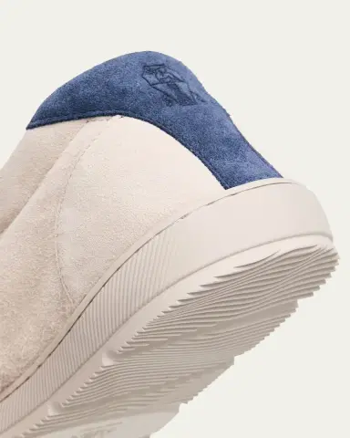 Brunello Cucinelli Men's Suede T-Toe Low-Top Sneakers | Thumbnail 5 Brunello Cucinelli Men's Suede T-Toe Low-Top Sneakers | Thumbnail 5