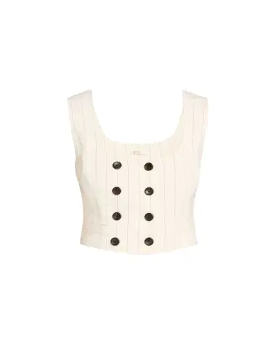 A.L.C. Darcy Pinstripe Cropped Vest | Thumbnail 1 A.L.C. Darcy Pinstripe Cropped Vest | Thumbnail 1