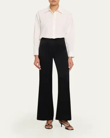Ungaro Kyra Flare-Leg Satin Pants | Thumbnail 2 Ungaro Kyra Flare-Leg Satin Pants | Thumbnail 2