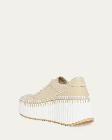 Chloé Nama Canvas Platform Sneakers | Thumbnail 2 Chloé Nama Canvas Platform Sneakers | Thumbnail 2
