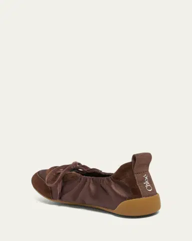 Chloé Kick Lace-Up Ballerina Flats | Thumbnail 2 Chloé Kick Lace-Up Ballerina Flats | Thumbnail 2