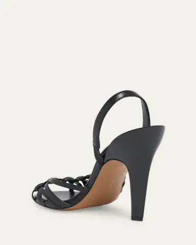 Chloé 95mm Estra Knotted Leather Sandals | Thumbnail 2 Chloé 95mm Estra Knotted Leather Sandals | Thumbnail 2