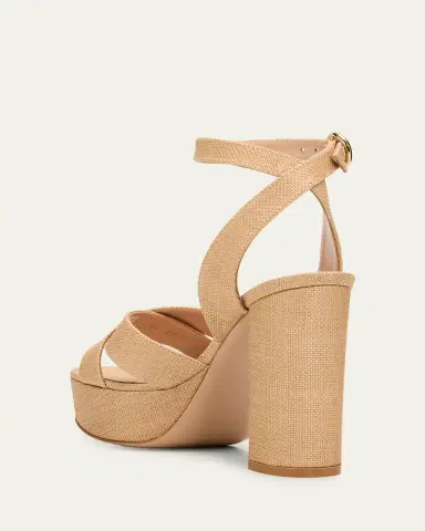 Gianvito Rossi 70mm Raffia Platform Sandals | Thumbnail 2 Gianvito Rossi 70mm Raffia Platform Sandals | Thumbnail 2