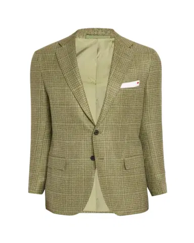 Kiton Men's Tonal Plaid Wool-Blend Single-Breasted Sport Coat | Thumbnail 1 Kiton Men's Tonal Plaid Wool-Blend Single-Breasted Sport Coat | Thumbnail 1
