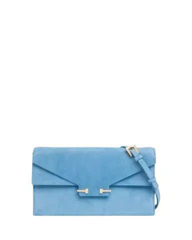 Tom Ford Mini Suede T-Clasp Shoulder Bag | Thumbnail 1 Tom Ford Mini Suede T-Clasp Shoulder Bag | Thumbnail 1