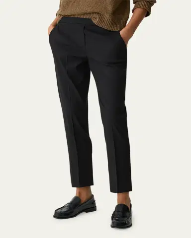 Theory Treeca Good Linen Cropped Pull-On Ankle Pants | Thumbnail 5 Theory Treeca Good Linen Cropped Pull-On Ankle Pants | Thumbnail 5