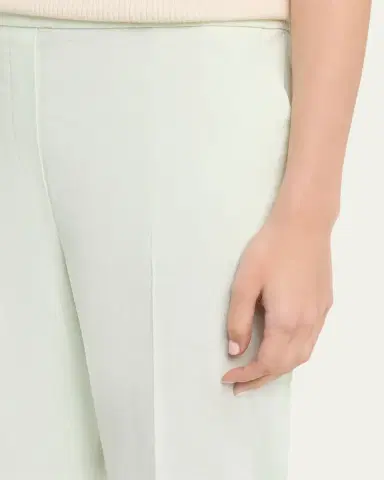 Theory Treeca Good Linen Cropped Pull-On Ankle Pants | Thumbnail 6 Theory Treeca Good Linen Cropped Pull-On Ankle Pants | Thumbnail 6