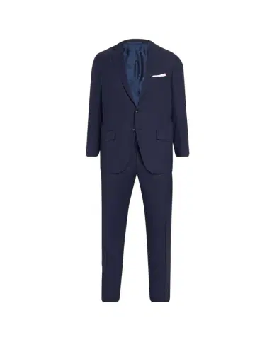 Kiton Men's Mini-Check Wool Modern Fit Two-Piece Suit | Thumbnail 1 Kiton Men's Mini-Check Wool Modern Fit Two-Piece Suit | Thumbnail 1