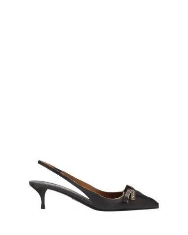 Prada 55mm Brushed Leather Slingback Pumps | Thumbnail 1 Prada 55mm Brushed Leather Slingback Pumps | Thumbnail 1