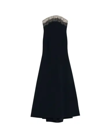 Naeem Khan Crystal Embroidered Strapless Trumpet Gown | Thumbnail 1 Naeem Khan Crystal Embroidered Strapless Trumpet Gown | Thumbnail 1