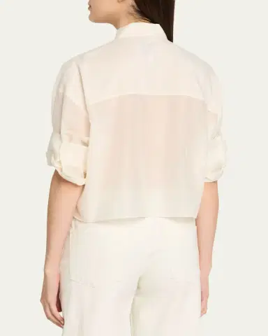 TWP Next Ex Cotton-Silk Ruffle Shirt | Thumbnail 3 TWP Next Ex Cotton-Silk Ruffle Shirt | Thumbnail 3