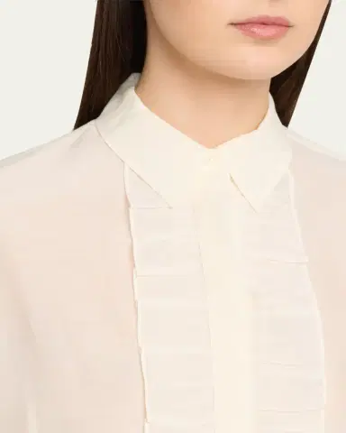 TWP Next Ex Cotton-Silk Ruffle Shirt | Thumbnail 5 TWP Next Ex Cotton-Silk Ruffle Shirt | Thumbnail 5