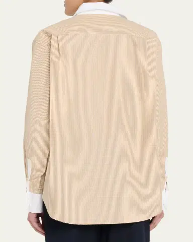 Jamie Haller The Tipped Weekend Cotton Shirt | Thumbnail 3 Jamie Haller The Tipped Weekend Cotton Shirt | Thumbnail 3