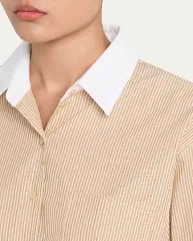 Jamie Haller The Tipped Weekend Cotton Shirt | Thumbnail 5 Jamie Haller The Tipped Weekend Cotton Shirt | Thumbnail 5