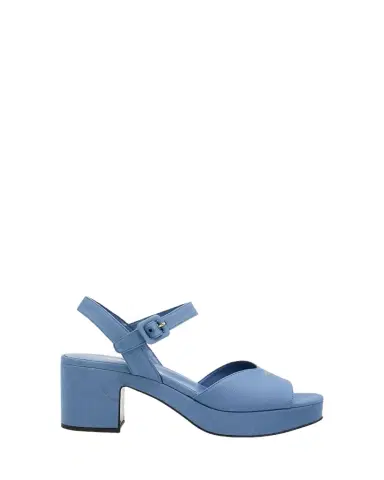 Prada 65mm Canvas Platform Sandals | Thumbnail 1 Prada 65mm Canvas Platform Sandals | Thumbnail 1