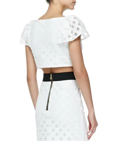 LoveShackFancy Junetta Floral Lace Cropped Jacket | Thumbnail 6 LoveShackFancy Junetta Floral Lace Cropped Jacket | Thumbnail 6