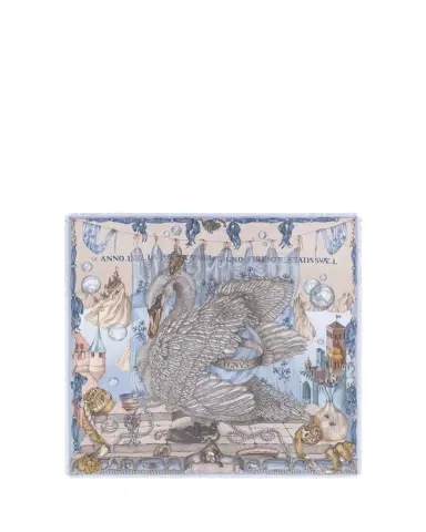 Sabina Savage The Celestial Steed Silk Twill Scarf | Thumbnail 1 Sabina Savage The Celestial Steed Silk Twill Scarf | Thumbnail 1