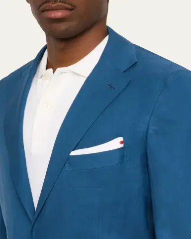 Kiton Men's Washed Cashmere Single-Breasted Sport Coat | Thumbnail 5 Kiton Men's Washed Cashmere Single-Breasted Sport Coat | Thumbnail 5