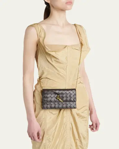 Bottega Veneta Andiamo Leather Chain Pouch Bag | Thumbnail 2 Bottega Veneta Andiamo Leather Chain Pouch Bag | Thumbnail 2