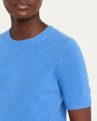 Guest in Residence Compass Cashmere Sweater Tee | Thumbnail 5 Guest in Residence Compass Cashmere Sweater Tee | Thumbnail 5