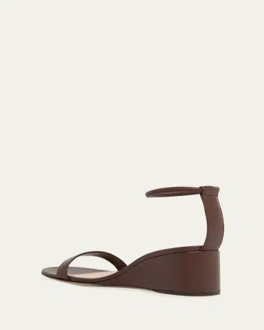 Gianvito Rossi 45mm Nappa Leather Wedge Sandals | Thumbnail 2 Gianvito Rossi 45mm Nappa Leather Wedge Sandals | Thumbnail 2