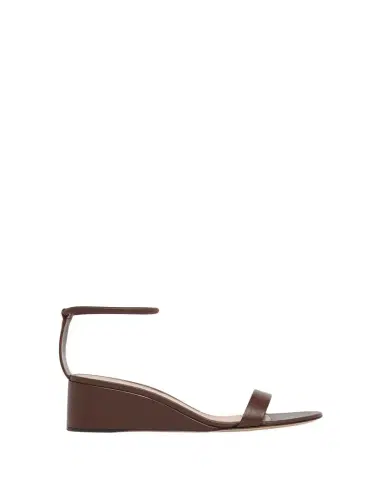Gianvito Rossi 45mm Nappa Leather Wedge Sandals | Thumbnail 1 Gianvito Rossi 45mm Nappa Leather Wedge Sandals | Thumbnail 1