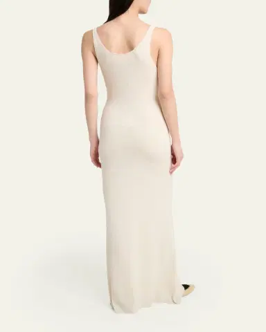 Gabriela Hearst Nyra Silk Gauze Knit Sleeveless Maxi Dress | Thumbnail 3 Gabriela Hearst Nyra Silk Gauze Knit Sleeveless Maxi Dress | Thumbnail 3