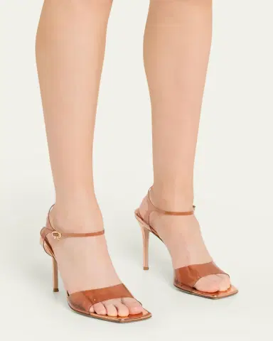 Gianvito Rossi 95mm Clear Ankle-Strap Sandals | Thumbnail 4 Gianvito Rossi 95mm Clear Ankle-Strap Sandals | Thumbnail 4