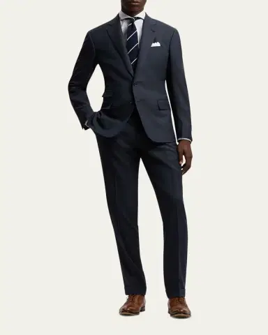 Ralph Lauren Purple Label Kent Hand-Tailored Glen Plaid Wool Suit | Thumbnail 2 Ralph Lauren Purple Label Kent Hand-Tailored Glen Plaid Wool Suit | Thumbnail 2