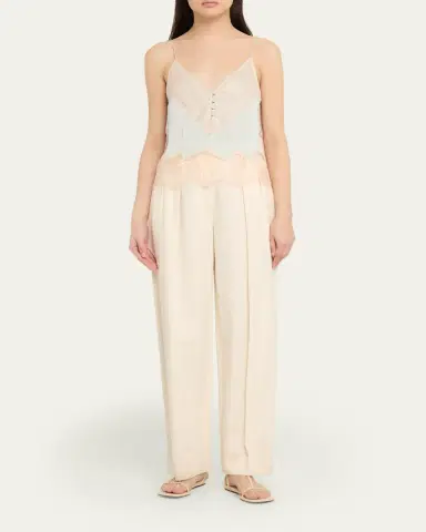 Ronny Kobo Suraiya Lace-Trim Cami Top | Thumbnail 2 Ronny Kobo Suraiya Lace-Trim Cami Top | Thumbnail 2