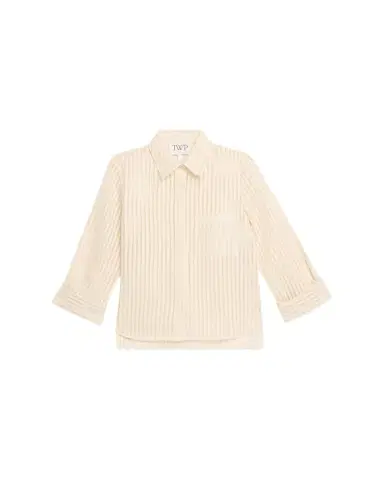 TWP Boyfriend Shirt in Ribbon on Organza | Thumbnail 1 TWP Boyfriend Shirt in Ribbon on Organza | Thumbnail 1