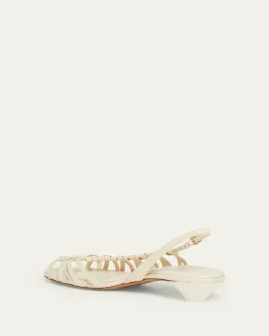 Chloé Estra Asymmetric Knotted Leather Sandals | Thumbnail 4 Chloé Estra Asymmetric Knotted Leather Sandals | Thumbnail 4