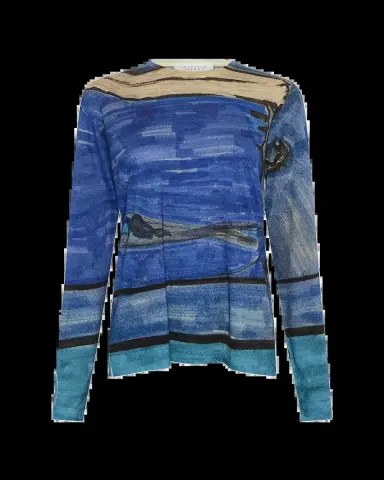 Gabriela Hearst Isaro Long-Sleeve Cashmere Jersey T-Shirt | Thumbnail 2 Gabriela Hearst Isaro Long-Sleeve Cashmere Jersey T-Shirt | Thumbnail 2