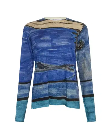 Gabriela Hearst Isaro Long-Sleeve Cashmere Jersey T-Shirt | Thumbnail 1 Gabriela Hearst Isaro Long-Sleeve Cashmere Jersey T-Shirt | Thumbnail 1