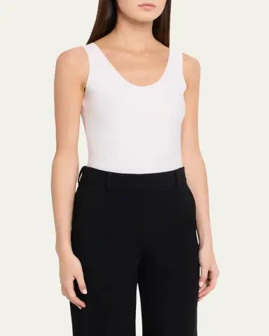 Commando Scoop-Neck Cotton Tank Top | Thumbnail 4 Commando Scoop-Neck Cotton Tank Top | Thumbnail 4