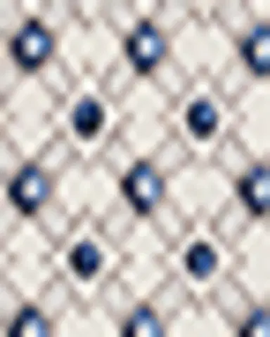 Brunello Cucinelli Men's Double-Face Geometric Silk Pocket Square | Thumbnail 3 Brunello Cucinelli Men's Double-Face Geometric Silk Pocket Square | Thumbnail 3