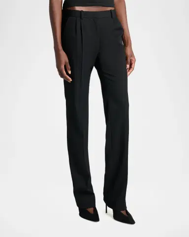 Balenciaga Low-Rise Slim-Leg Tailored Pants | Thumbnail 3 Balenciaga Low-Rise Slim-Leg Tailored Pants | Thumbnail 3