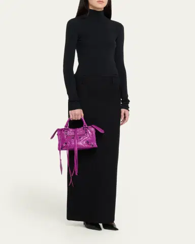 Balenciaga Le City Mini Leather Top-Handle Bag | Thumbnail 9 Balenciaga Le City Mini Leather Top-Handle Bag | Thumbnail 9