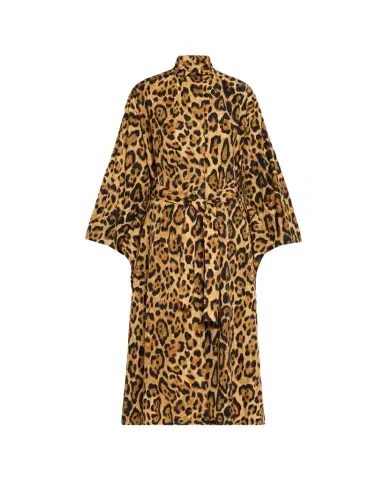 ALAÏA Pleated Leopard-Print Nylon Belted Trench Coat | Thumbnail 1 ALAÏA Pleated Leopard-Print Nylon Belted Trench Coat | Thumbnail 1