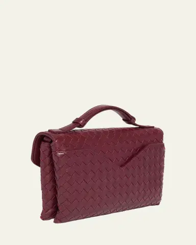 Bottega Veneta Knot Lock Leather Top-Handle Bag | Thumbnail 7 Bottega Veneta Knot Lock Leather Top-Handle Bag | Thumbnail 7
